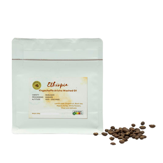 Ethiopia Yirgacheffe Aricha Washed G1 Coffee Beans