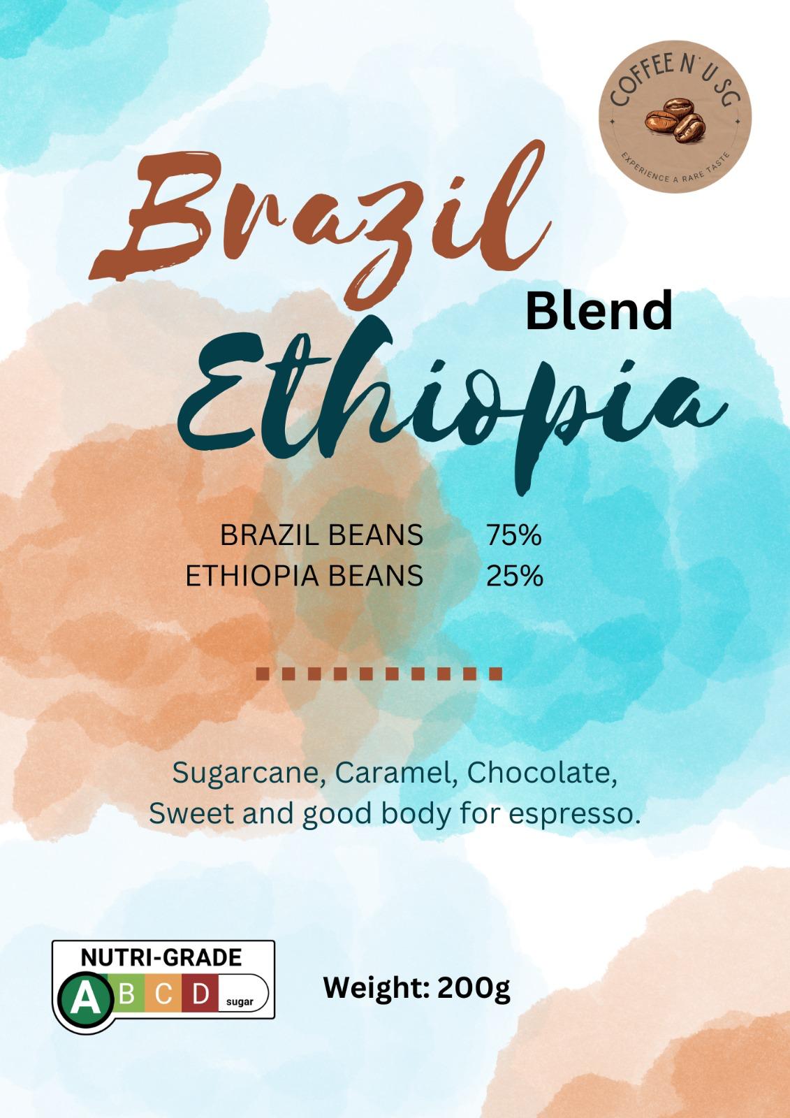 Brazil & Ethiopia Blend Coffee Beans