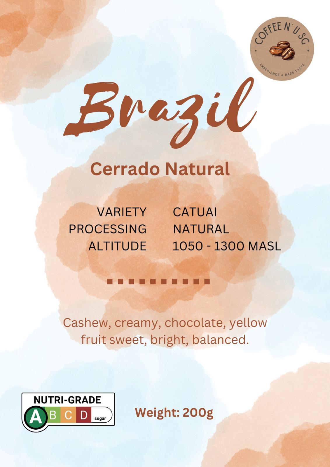 Brazil Cerrado Natural Coffee Beans