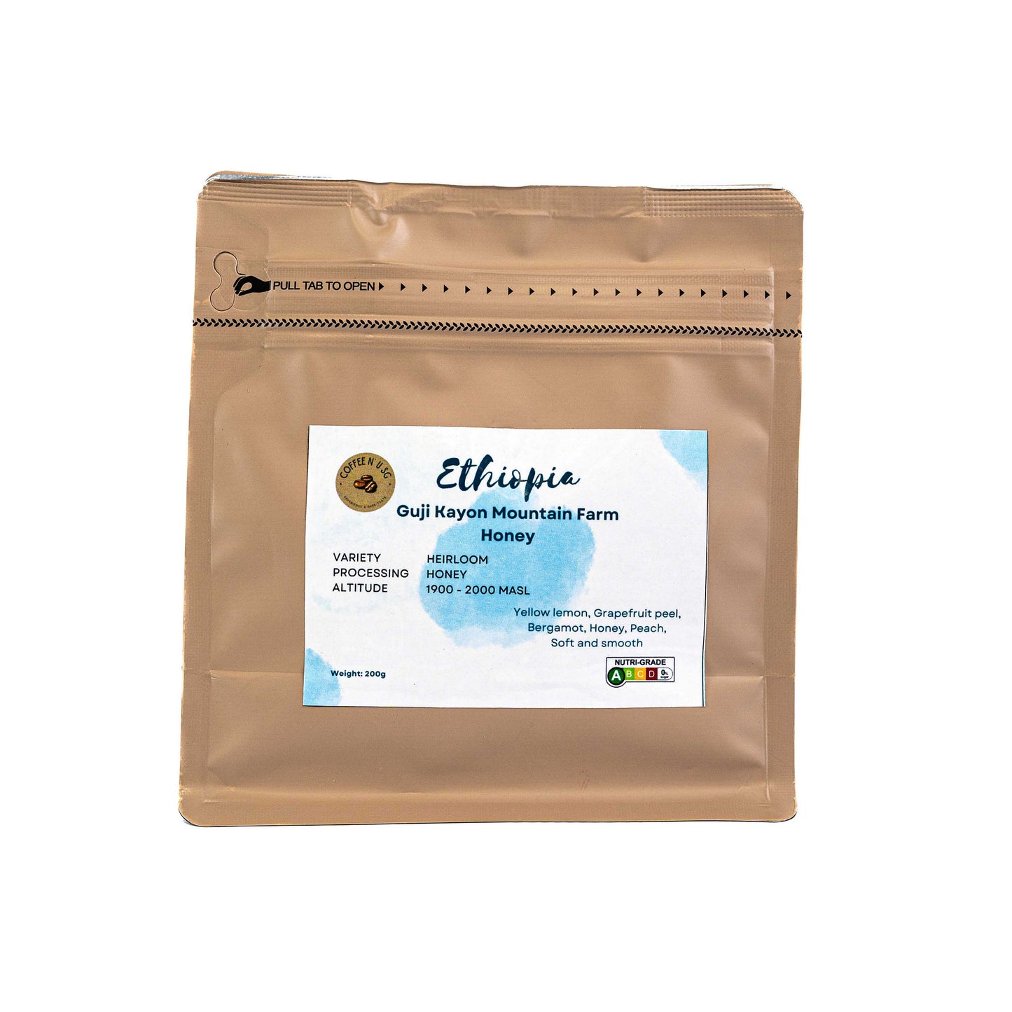 Ethiopia Guji Kayon Mountain Farm Honey Coffee Beans