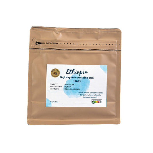 Ethiopia Guji Kayon Mountain Farm Honey Coffee Beans