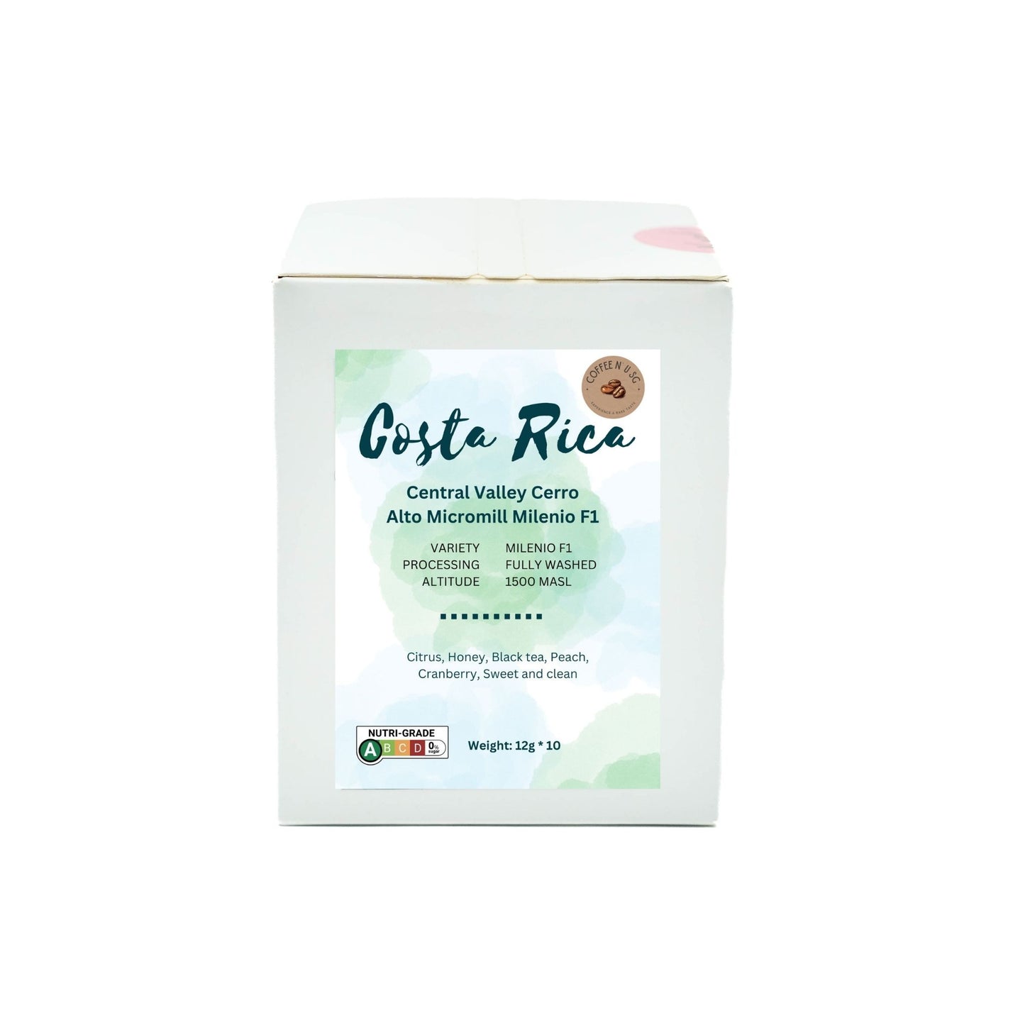 Costa Rica Central Valley Cerro Alto Micromill Milenio F1 Drip Bags