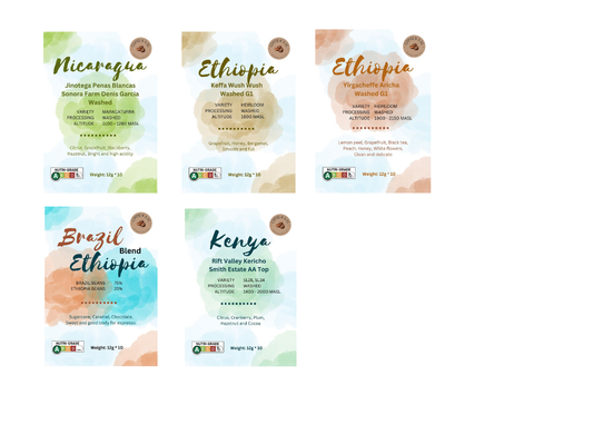 Discovery Pack (Set B) - 5 drip coffee varieties in one box