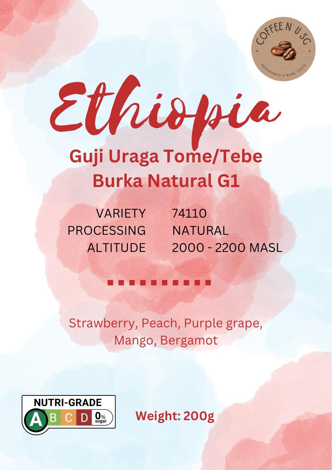 Ethiopia Guji Uraga Tome coffee beans