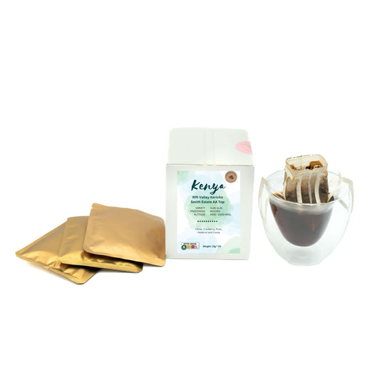 Kenya Rift Valley Kericho Smith Estate AA TOP Drip Bags