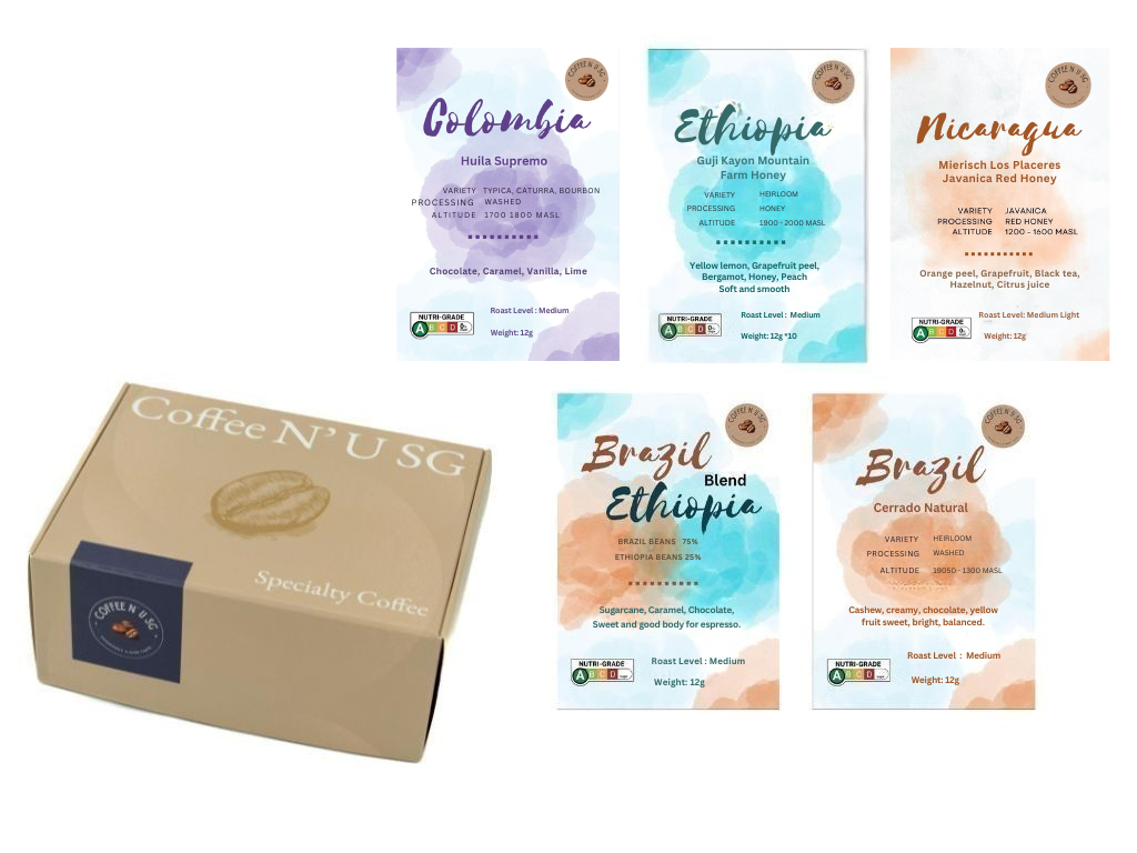 Discovery Pack - 5 drip coffee varieties