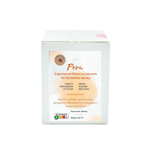 Peru Cajamarca Finca La Lucuma T2722 Coffee Drip Bags