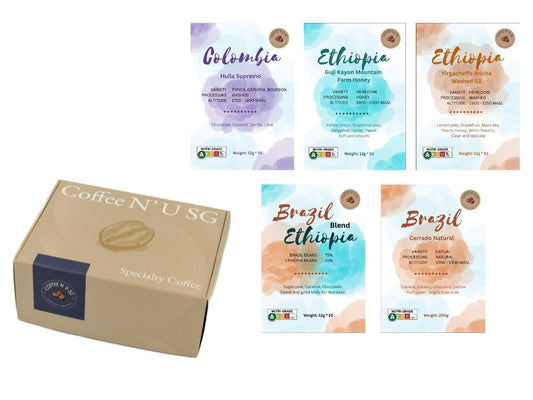 Discovery Pack (Set A) - 5 drip coffee varieties in one box