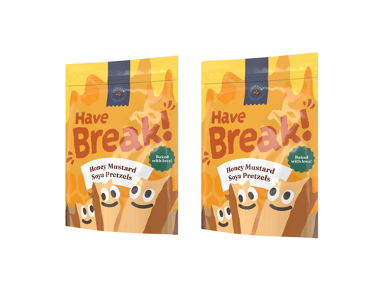 Honey Mustard Soya Pretzels (2 packs, 50g each pack)