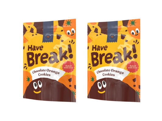 Chocolate Orange Cookies ( 2 packs, 45g each pack)