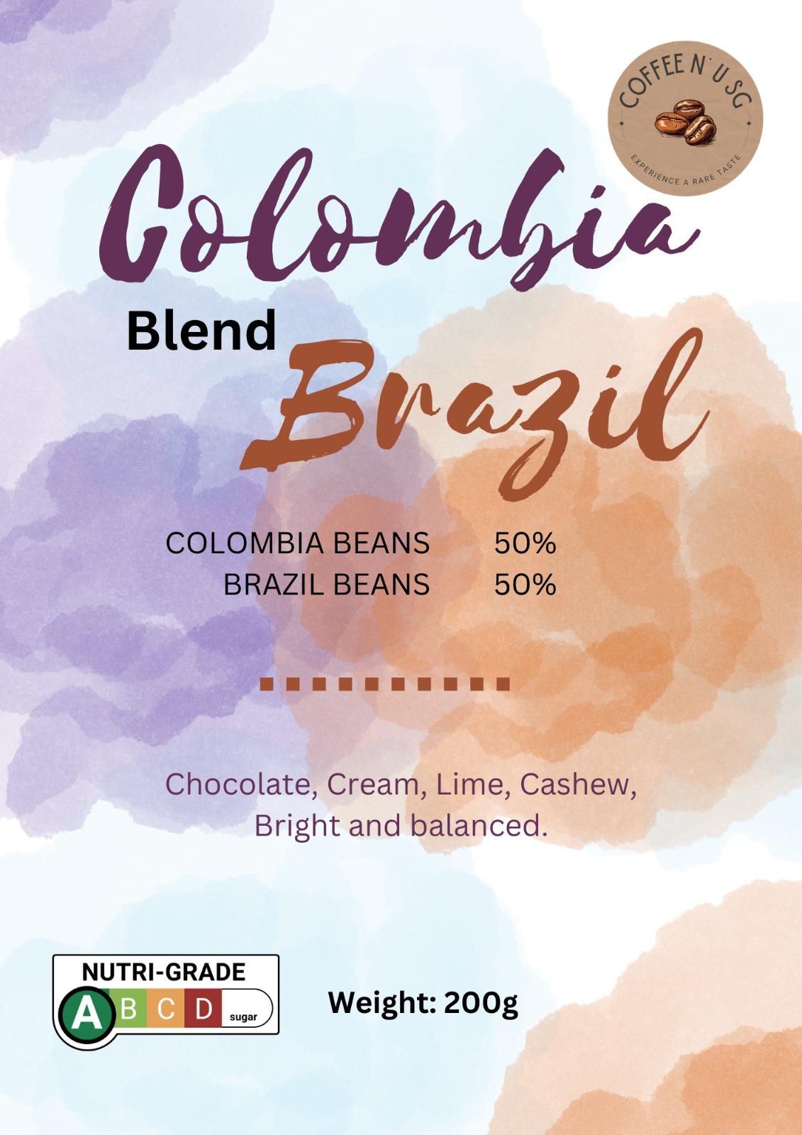Colombia & Brazil Blend Coffee Beans