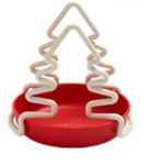 Christmas tree drip bag stand_White tree red base