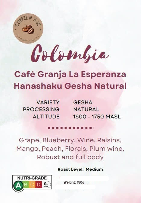 Colombia Cafe Granja Gesha Coffee Beans