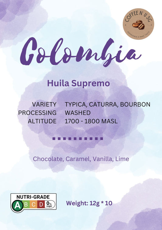 Colombia Huila Supremo Coffee Drip Bags