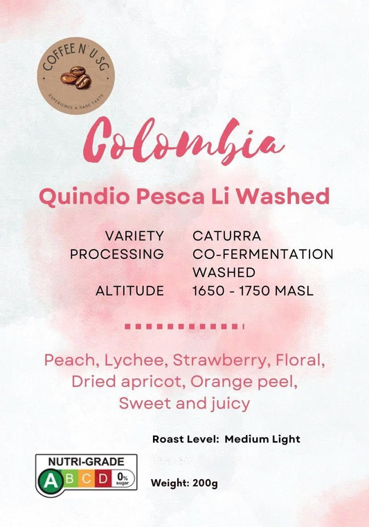 Columbia Quindio Pesca Li Coffee Beans  [200g]
