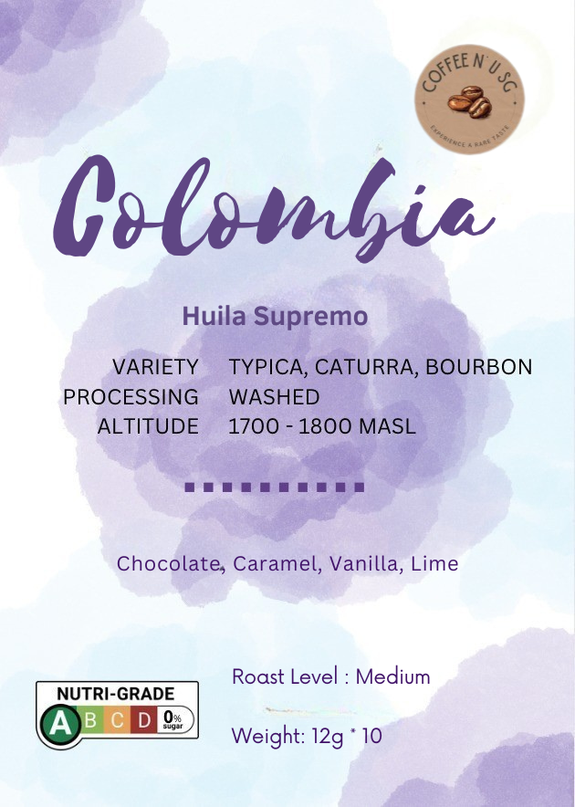 Colombia Huila Supremo Coffee Drip Bags