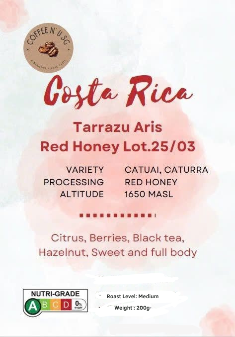 Costa Rica Tarrazu Aris Coffee Beans