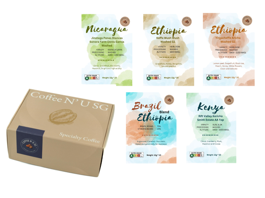 Discovery Pack (Set B) - 5 drip coffee varieties in one box