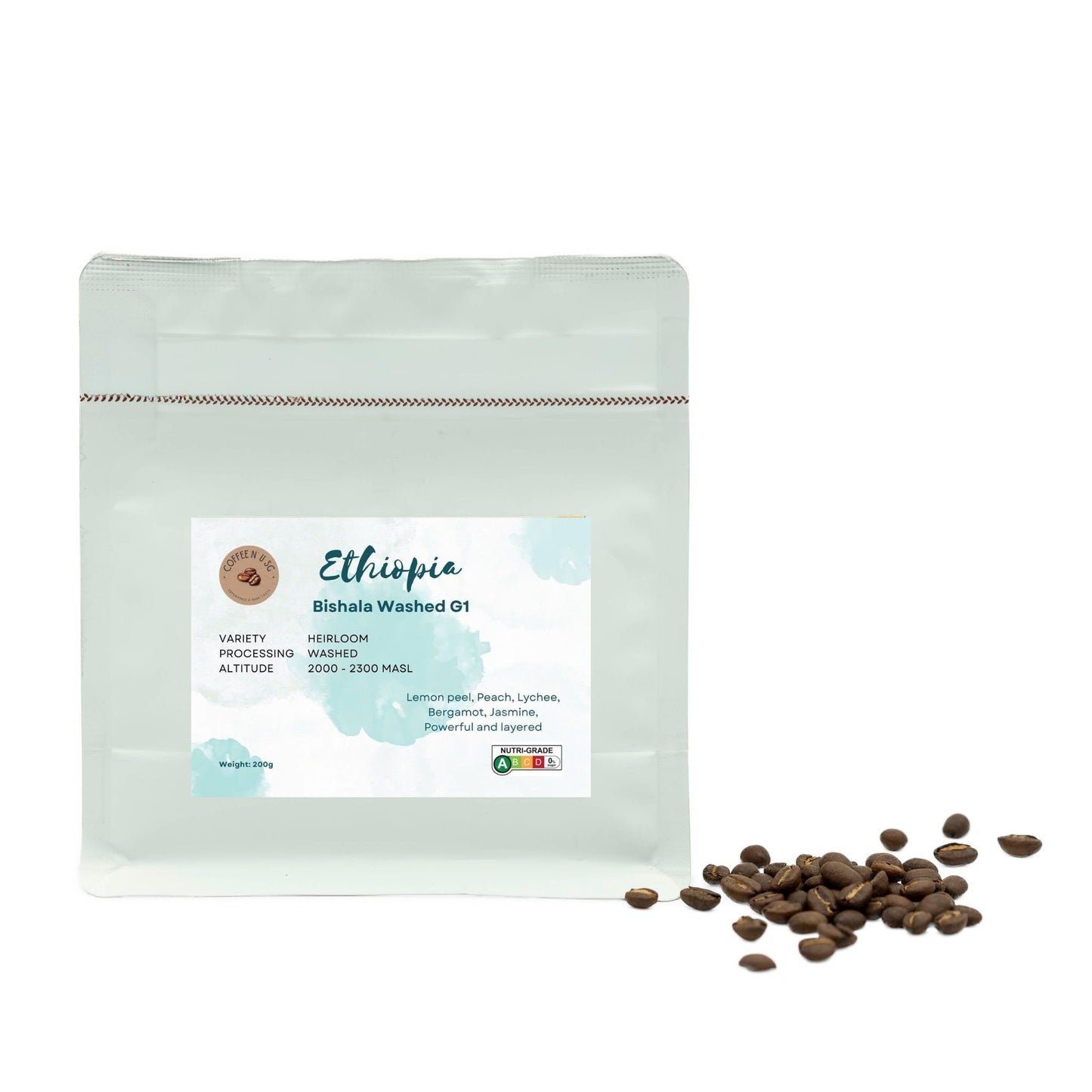 Ethiopia Guji Bishala Washed G1 Coffee Beans