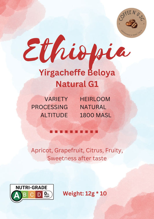 Ethiopia Yirgacheffe Beloya Natural G1 Coffee Beans
