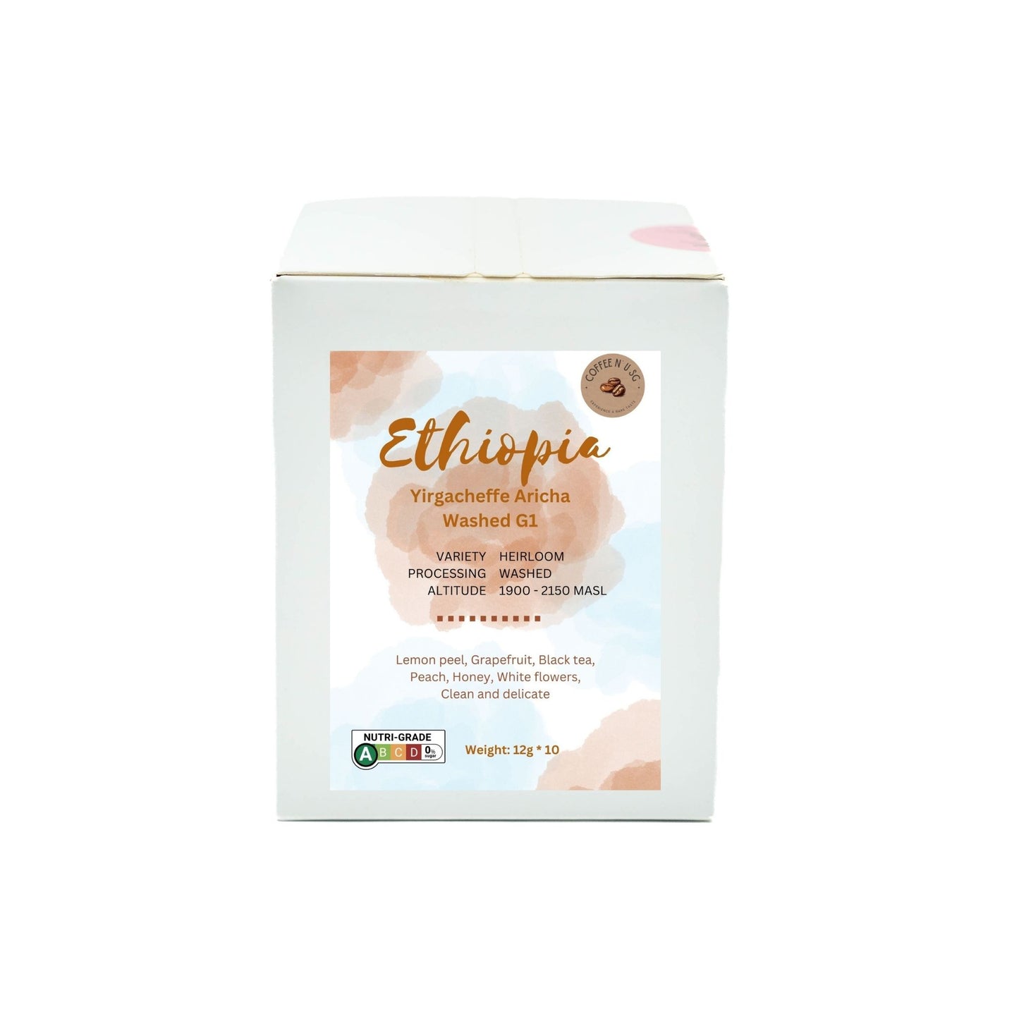 Ethiopia Yirgacheffe Aricha Washed G1 Drip Bags