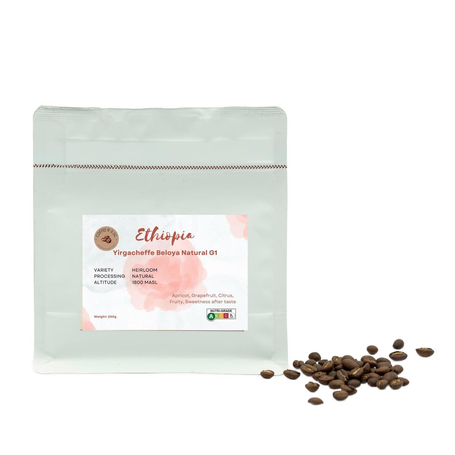 Ethiopia Yirgacheffe Beloya Natural G1 Coffee Beans