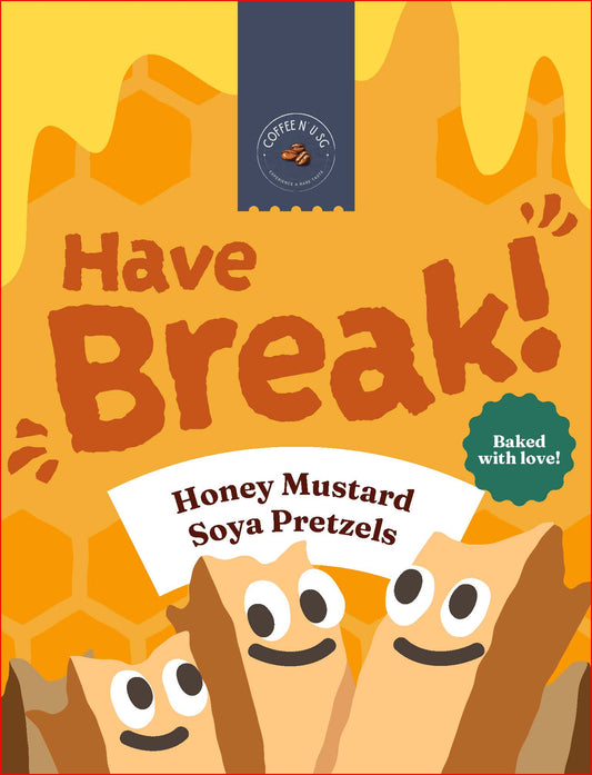 Honey Mustard Soya Pretzels (2 packs, 50g each pack)
