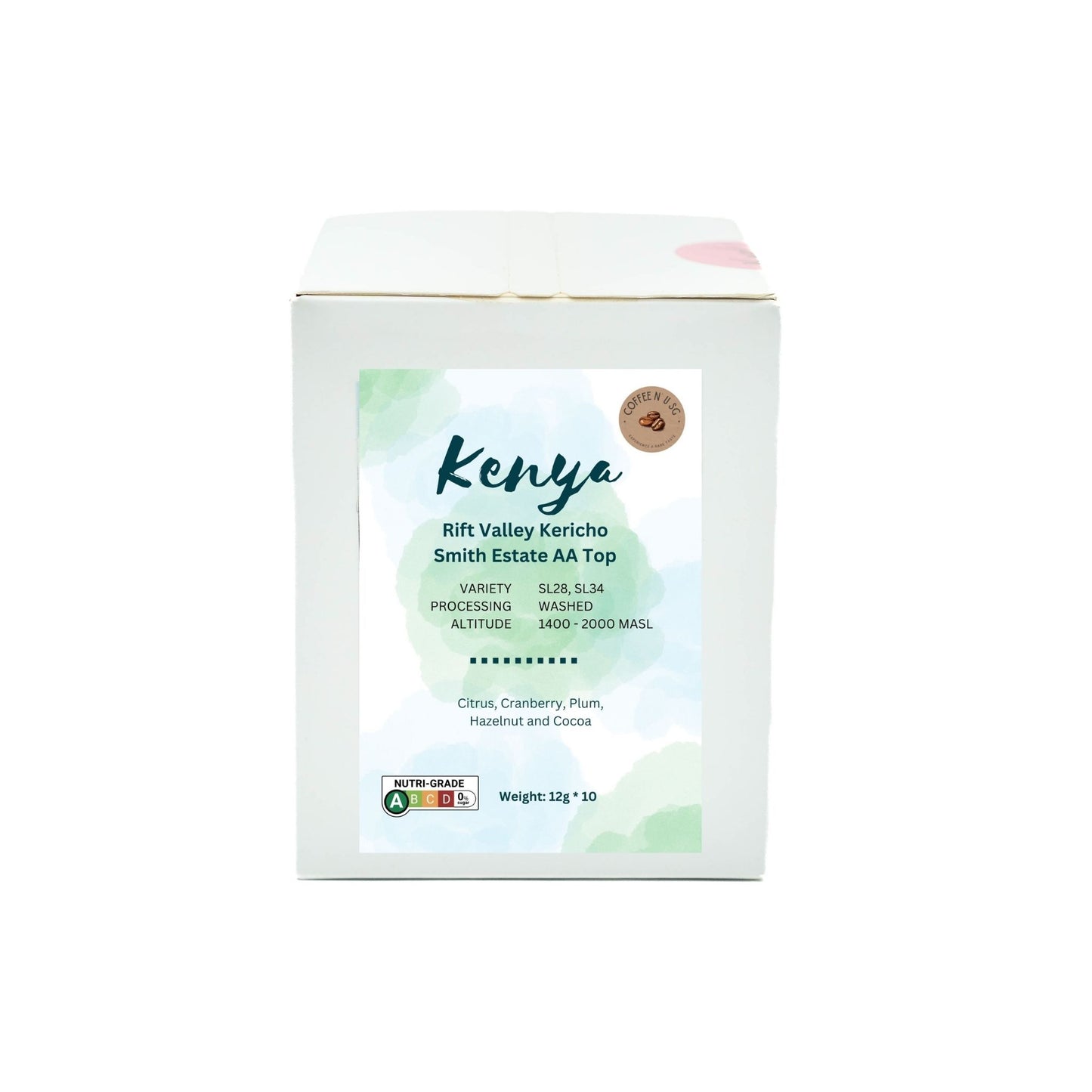 Kenya Rift Valley Kericho Smith Estate AA TOP Drip Bags