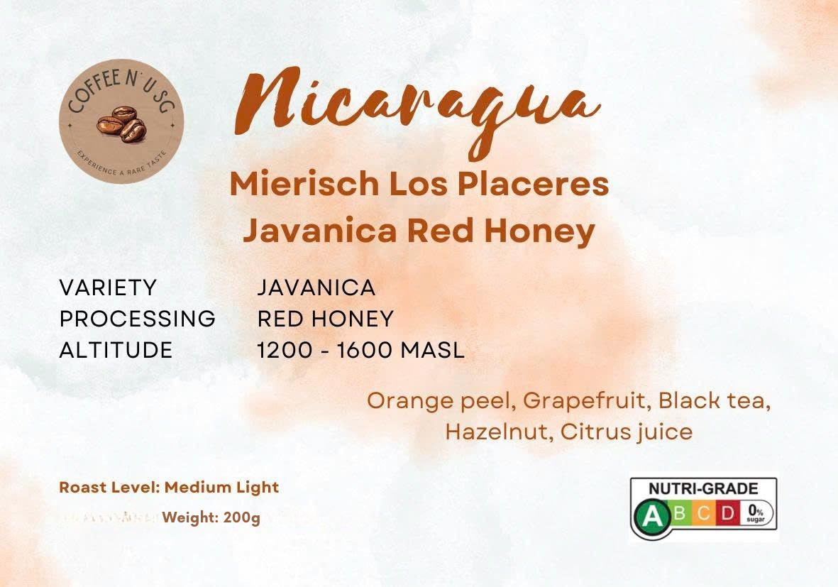 Nicaragua Mierisch Los Placeres Javanica Red Honey