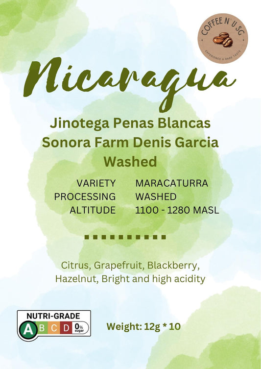 Nicaragua Jinotege Penas Washed Coffee Drip Bags