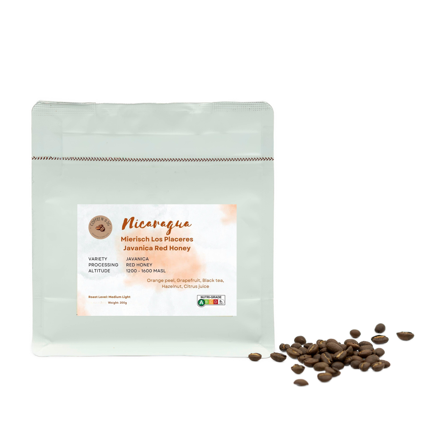 Nicaragua Mierisch Los Placeres Javanica Red Honey Coffee Beans
