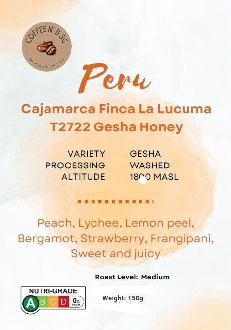 Peru Cajamarca Finca La Lucuma T2722 Coffee Beans