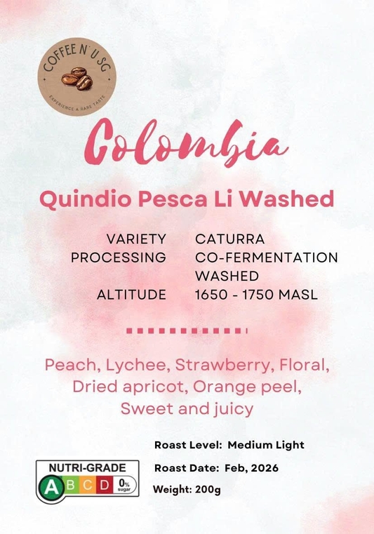 Columbia Quindio Pesca Li Coffee Beans  [200g]