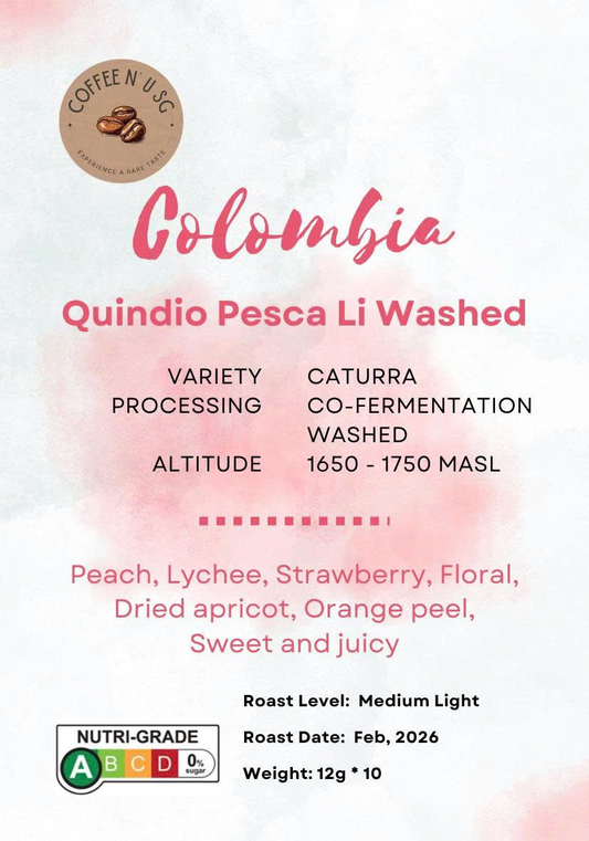 Columbia Quindio Pesca Li Washed Coffee Drip Bags