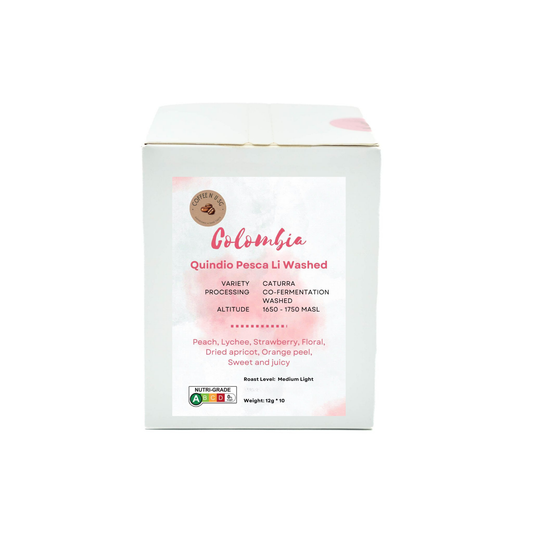 Columbia Quindio Pesca Li Washed Coffee Drip Bags