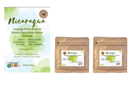 2 bags of Nicaragua Jinotega Penas Coffee Beans (Save $6)