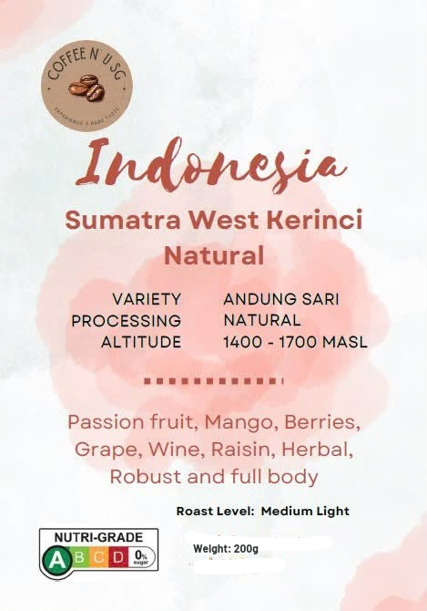 Sumatra West Kerinci Coffee Beans