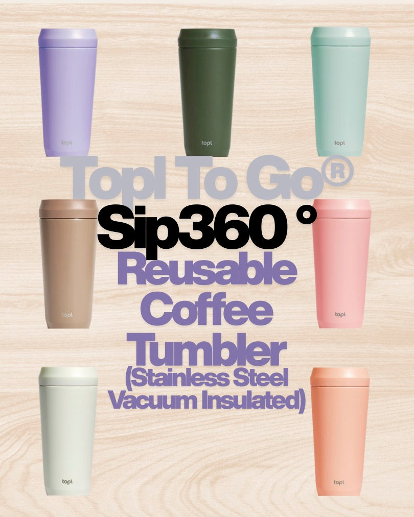 Toplcup® Sip 360º To Go - Reusable Coffee Tumbler