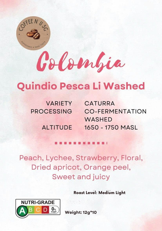 Columbia Quindio Pesca Li Washed Coffee Drip Bags