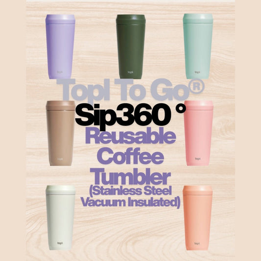 Toplcup® Sip 360º To Go - Reusable Coffee Tumbler